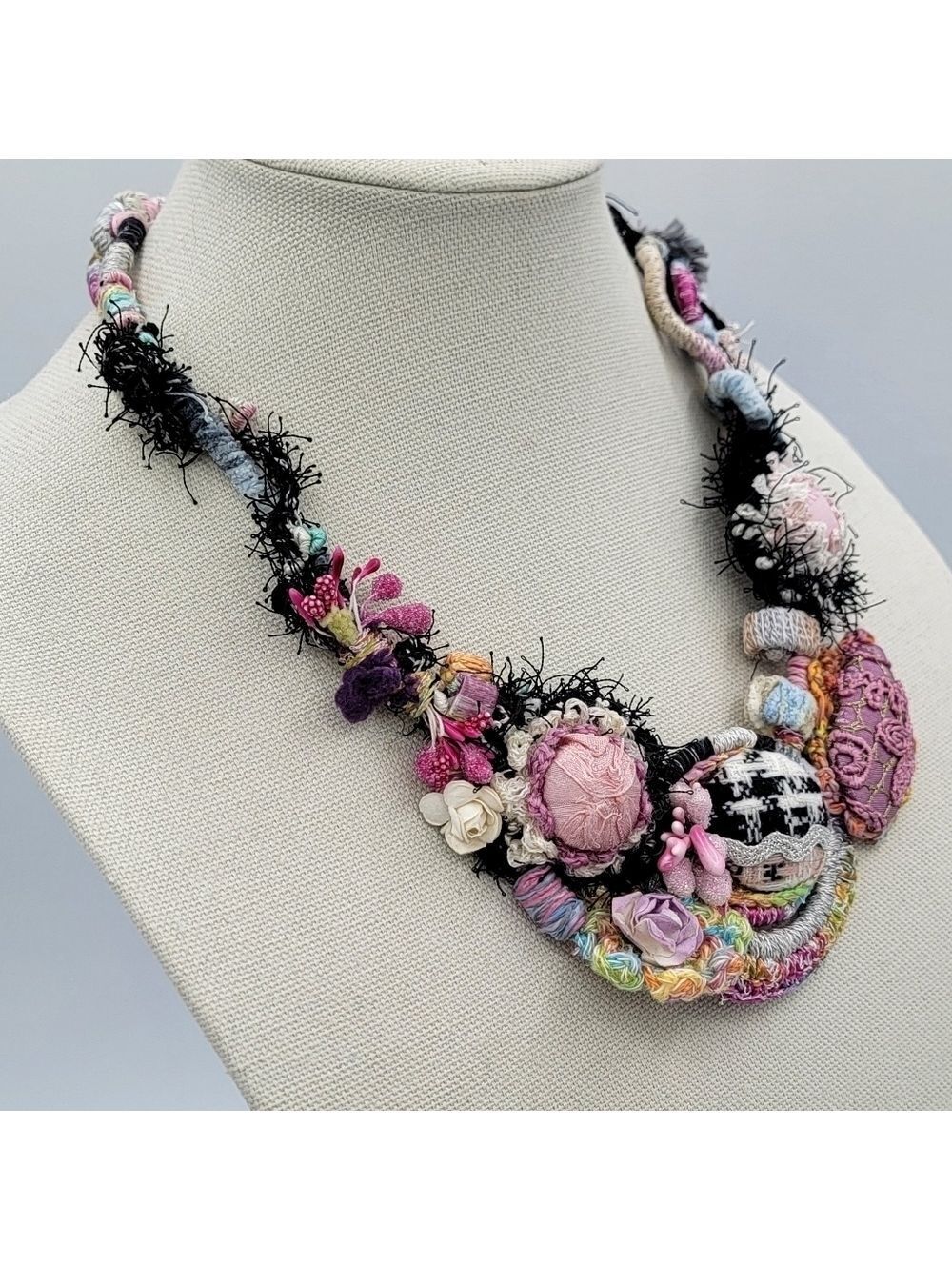 Handmade Necklace Multicolor Made By An Etsy Artisan #2035 - Picture 6 of 8